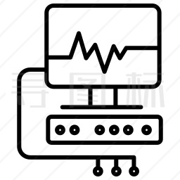 心电图监测器图标