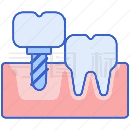 牙种植体图标