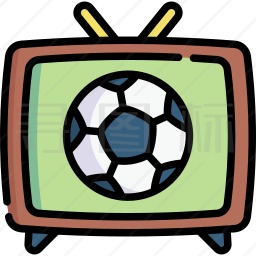电视足球图标