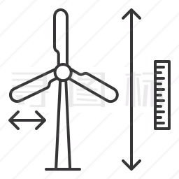 风力发电机图标
