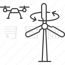 风力发电机图标