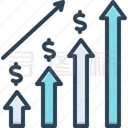 增长图标