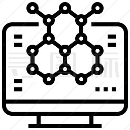 分子结构图标