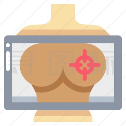 乳房X线照片图标