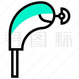 高尔夫球杆图标