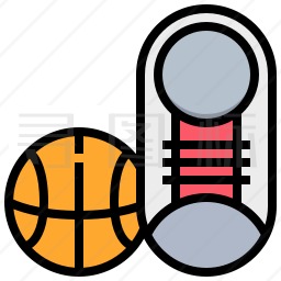 篮球与鞋图标