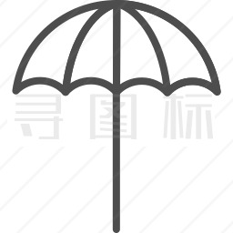 遮阳伞图标