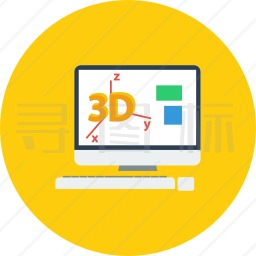 3D技术图标