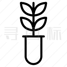 植物研究图标