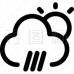 下雨图标