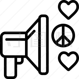 和平宣传图标