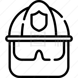 消防头盔图标