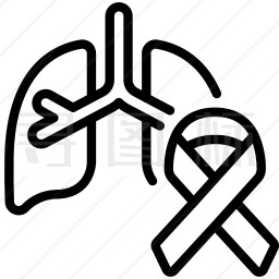 肺部癌症图标
