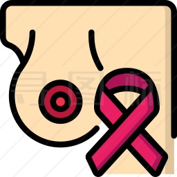 乳房癌症图标