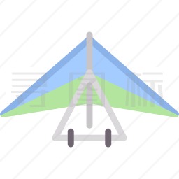悬挂式滑翔机图标