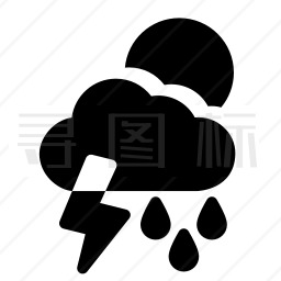 大雨图标