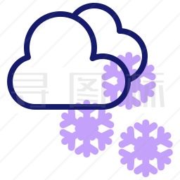 下雪图标