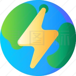 绿色地球图标