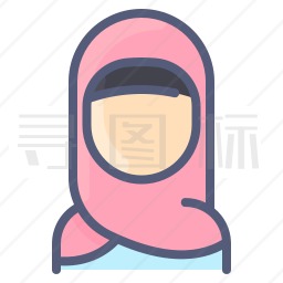 穆斯林女人图标