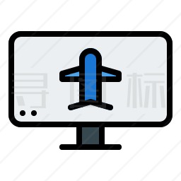 飞机票预订图标