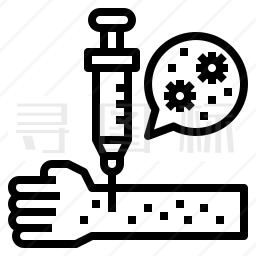 疫苗注射图标