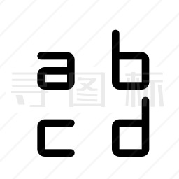 字母图标