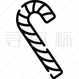 糖果手杖图标