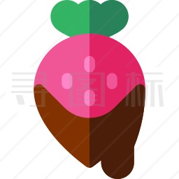 草莓巧克力图标