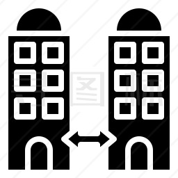 建筑楼图标