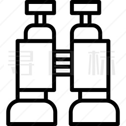 双筒望远镜图标