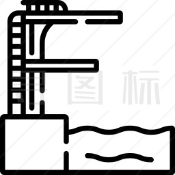 跳水板图标