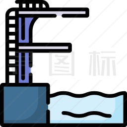 跳水板图标