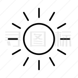 太阳图标