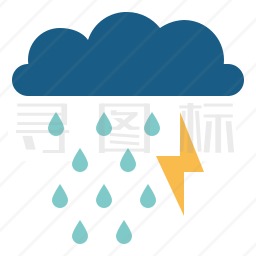 雷雨图标