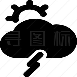 打雷图标