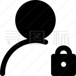 用户锁定图标