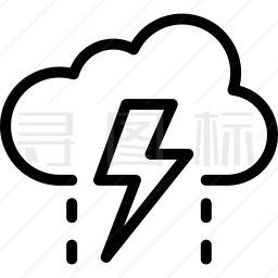 雷雨图标