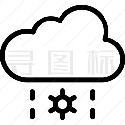 雨夹雪图标