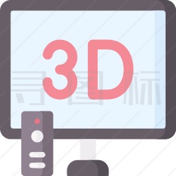 3D电影图标