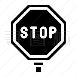 停车标志牌图标