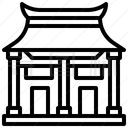 日本建筑图标