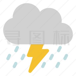 雷雨图标