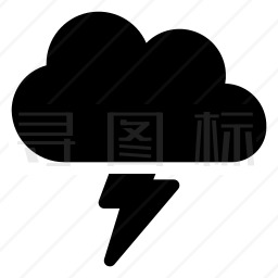 雷雨图标