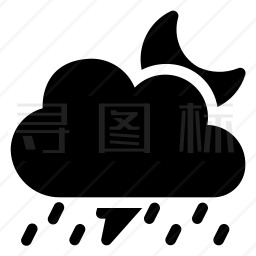 雷雨图标