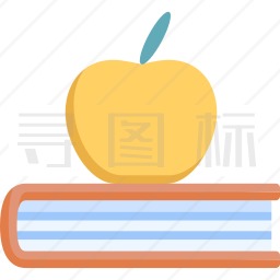 苹果与书图标