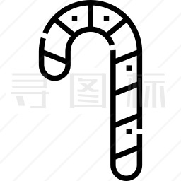 糖果手杖图标