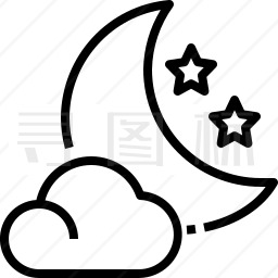 夜晚图标