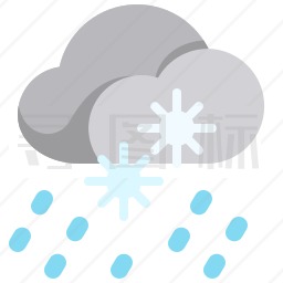 雨夹雪图标