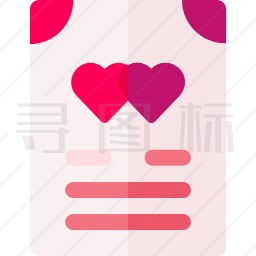 婚礼请柬图标