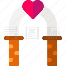 婚礼拱门图标